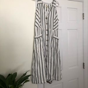 Linen Button down dress